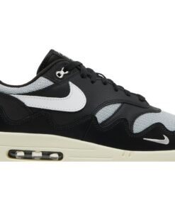 Alternative view of Patta x Nike Air Max 1 Black (with Bracelet) DQ0299-001 Nicesnk