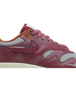 Alternative view of Patta x Nike Air Max 1 Night Maroon (with Bracelet) DO9549-001 Nicesnk