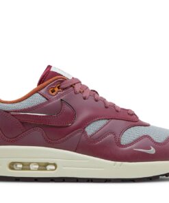 Patta x Nike Air Max 1 Night Maroon (with Bracelet) DO9549-001 Nicesnk