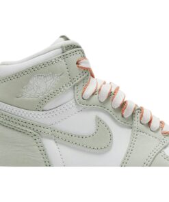 Alternative view of (Preschool) Air Jordan 1 Retro High OG Seafoam CU0449-002 Nicesnk