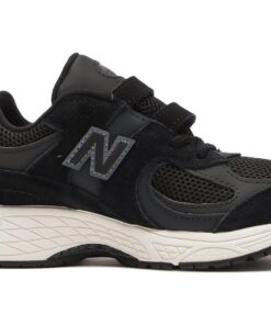 Alternative view of (Preschool) New Balance 2002R Hook & Loop Black White PV2002BK Nicesnk