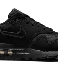 Alternative view of (Preschool) Nike Air Max 1 Triple Black DZ3307-001 Nicesnk