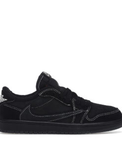 (Preschool) Travis Scott x Air Jordan 1 Low OG SP Black Phantom DO5442-001 Nicesnk