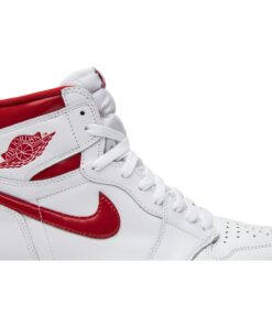 Alternative view of Red Ribbon Recon x Air Jordan 1 Retro High 'Supreme & Louis Vuitton' Custom 555088-103