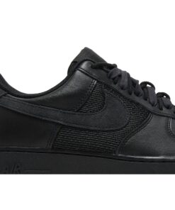 Alternative view of Slam Jam x Nike Air Force 1 Low Triple Black DX5590-001 Nicesnk