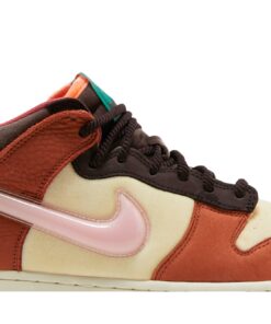Alternative view of Social Status x Nike Dunk Mid 'Chocolate Milk' DJ1173-700