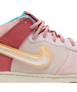 Alternative view of Social Status x Nike Dunk Mid Strawberry Milk DJ1173-600 Nicesnk