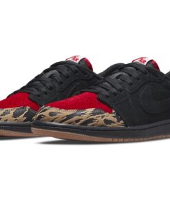 Alternative view of SoleFly x Air Jordan 1 Low Carnivore DN3400-001 Nicesnk