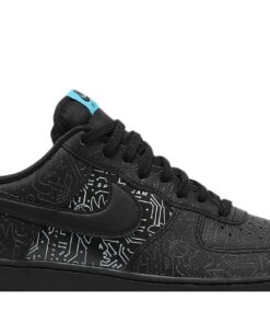 Alternative view of Space Jam x Nike Air Force 1 '07 'Computer Chip' DH5354-001