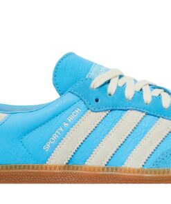 Alternative view of Sporty & Rich x adidas Samba OG Blue Rush IE6975 Nicesnk