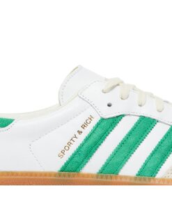 Alternative view of Sporty & Rich x adidas Samba OG White Green HQ6075 Nicesnk
