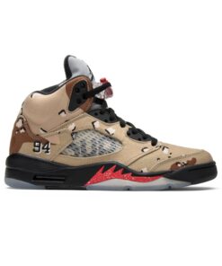 Supreme x Air Jordan 5 Retro Desert Camo 824371-201 Nicesnk