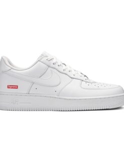 Supreme x Nike Air Force 1 Low Box Logo - White CU9225-100 Nicesnk