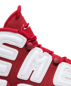 Alternative view of Supreme x Nike Air More Uptempo Red 902290-600 Nicesnk