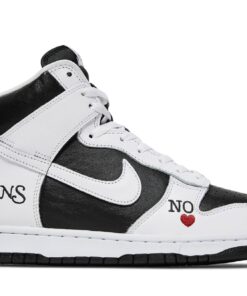 Supreme x Nike SB Dunk High 'By Any Means Black' DN3741-002