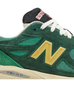 Alternative view of Teddy Santis x New Balance 990v3 Made in USA 'Green Yellow' M990GG3
