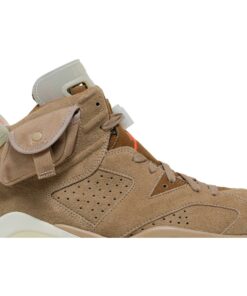 Alternative view of Travis Scott x Air Jordan 6 Retro 'British Khaki' DH0690-200