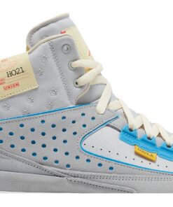 Alternative view of Union LA x Air Jordan 2 Retro SP 'Grey Fog' DN3802-001