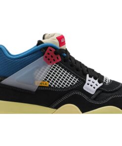 Alternative view of Union LA x Air Jordan 4 Retro Off Noir  DC9533-001 Nicesnk