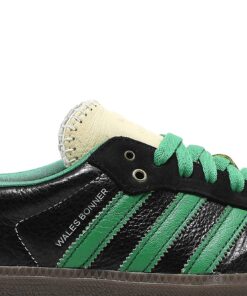 Alternative view of Wales Bonner x adidas Samba Black Green S42590 Nicesnk