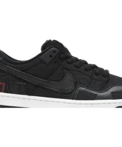 Alternative view of Wasted Youth x Nike SB Dunk Low 'Black Denim' DD8386-001