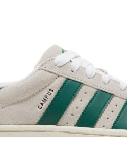 Alternative view of (Women) adidas Campus 00s Crystal White Dark Green GY0038 Nicesnk