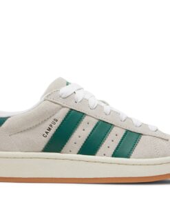 (Women) adidas Campus 00s Crystal White Dark Green GY0038 Nicesnk