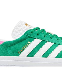 Alternative view of (Women) adidas Gazelle Bold Green Lucid Pink IG3136 Nicesnk