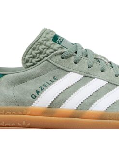 Alternative view of (Women) adidas Gazelle Bold Silver Green Gum ID6998 Nicesnk