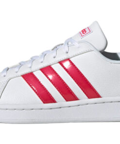 (Women) adidas neo Grand Court White Red EE9688 Nicesnk