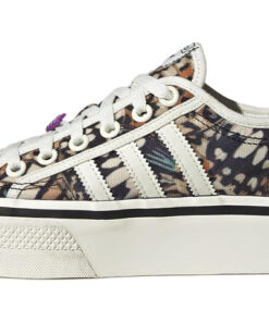 (Women) adidas Nizza Platform Off-White Shock Purple HP6367 Nicesnk
