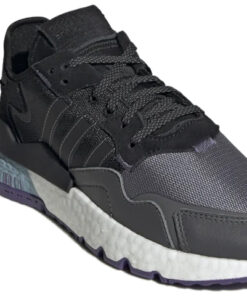Alternative view of (Women) adidas originals Nite Jogger Black Purple FV4135 Nicesnk