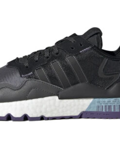 (Women) adidas originals Nite Jogger Black Purple FV4135 Nicesnk