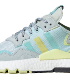 (Women) adidas originals Nite Jogger Gray Blue Yellow FX7460 Nicesnk