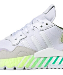 (Women) adidas originals Nite Jogger Multi-color White Dark Gray Light Gray FV1338 Nicesnk