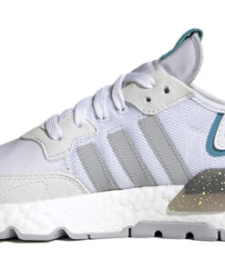 (Women) adidas originals Nite Jogger Shoes White/Blue FX6904 Nicesnk