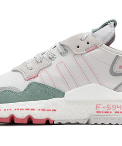 (Women) adidas originals Nite Jogger White Gray Green H03251 Nicesnk