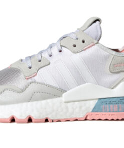 (Women) adidas originals Nite Jogger White Grey Pink FV4136 Nicesnk