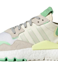 (Women) adidas originals Nite Jogger White Yellow Green FY3104 Nicesnk
