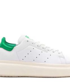 (Women) adidas Originals Stan Smith PF "Footwear White/Off White/Green" ID2786