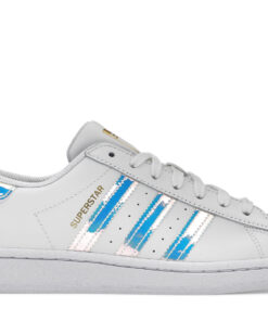 (Women) adidas Superstar 'White Iridescent Stripes' FX7565