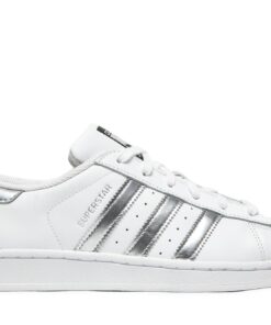 (Women) adidas Superstar 'White Silver Metallic' AQ3091