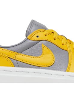 Alternative view of (Women) Air Jordan 1 Elevate Low 'Cement Grey Varsity Maize' DH7004-017