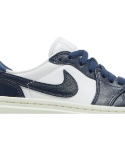 Alternative view of (Women) Air Jordan 1 Elevate Low Midnight Navy DH7004-141 Nicesnk