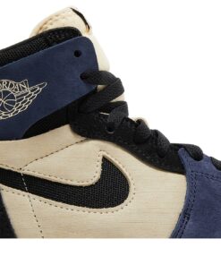 Alternative view of (Women) Air Jordan 1 High Zoom Comfort 2 Blackened Blue DV1305-104 Nicesnk