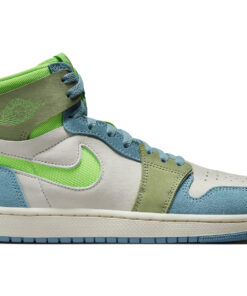 (Women) Air Jordan 1 High Zoom Comfort 2 University Blue Volt DV1305-433 Nicesnk
