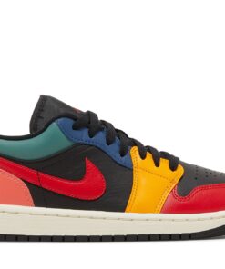 (Women) Air Jordan 1 Low Black Multi DN3739-060 Nicesnk