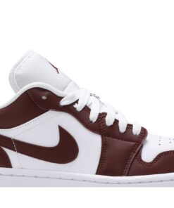 Alternative view of (Women) Air Jordan 1 Low 'Bronze Eclipse' DC0774-116