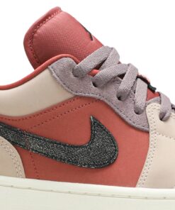 Alternative view of (Women) Air Jordan 1 Low Canyon Rust DC0774-602 Nicesnk