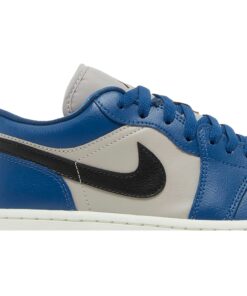 Alternative view of (Women) Air Jordan 1 Low 'French Blue College Grey' DC0774-402